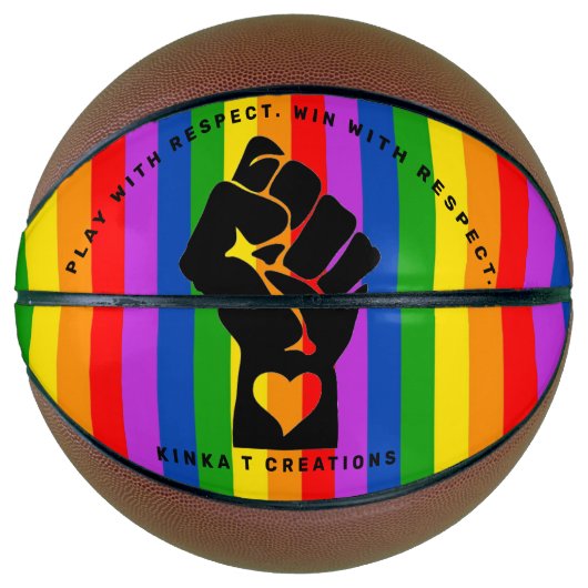 敬意遊を持って敬意をもって勝つ。バスケットボール バスケットボール (正面)