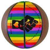 敬意遊を持って敬意をもって勝つ。バスケットボール バスケットボール (縦)