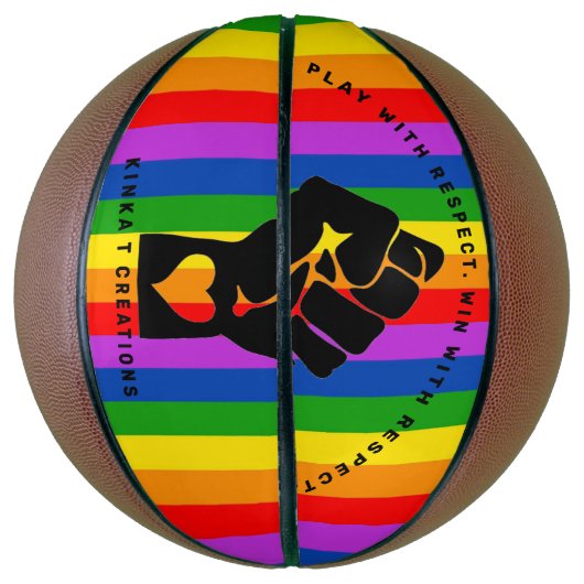 敬意遊を持って敬意をもって勝つ。バスケットボール バスケットボール (縦)