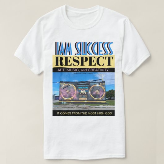 敬意 Tシャツ (デザイン正面)