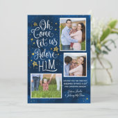 敬愛する |宗教的なクリスマスの写真カード シーズンカード (スタンド正面)