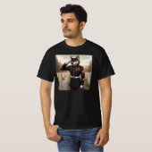 敬礼する海兵隊ウルフ Tシャツ (正面フル)