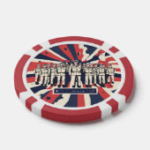 「敬礼の礼：ハッピーアームドフォースの日」Tシャツ ポーカーチップ (シングル)