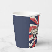 「敬礼の礼：ハッピーアームドフォースの日」Tシャツ 紙コップ (右)