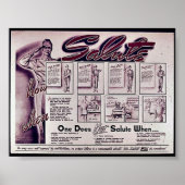 敬礼 ポスター (正面)