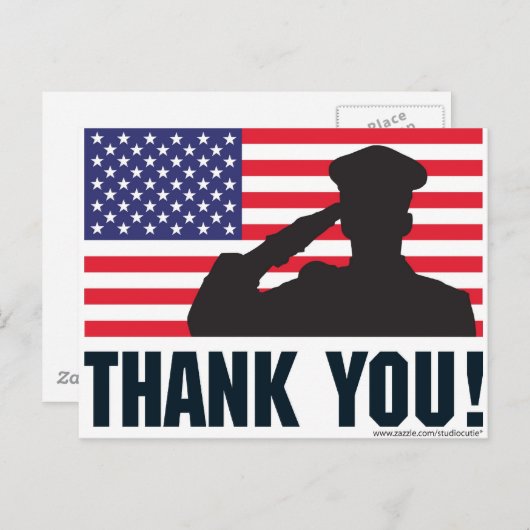 敬礼 ポストカード (正面/裏面)