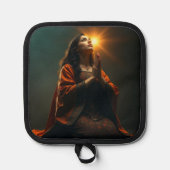 敬礼 鍋敷き (正面)