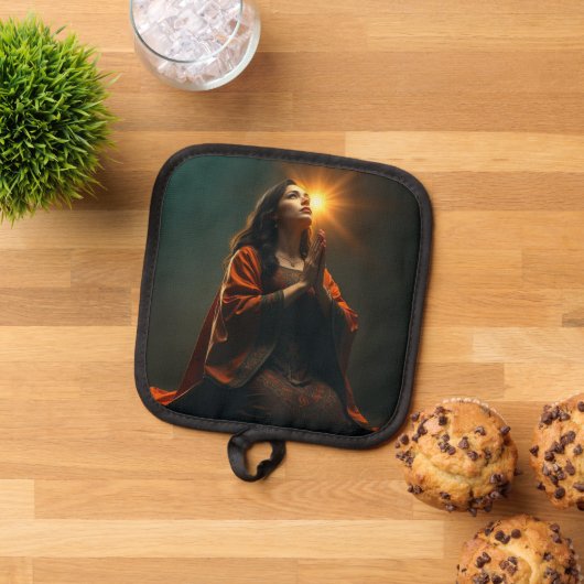 敬礼 鍋敷き (トップダウン)