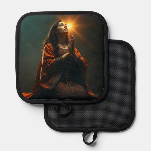 敬礼 鍋敷き (正面/裏面)