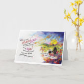 敬神/愛人、5×7の折り畳みグリーティングカード カード (黄色い花)