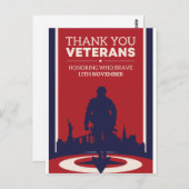 敬老の日　勇気を称える ポストカード (正面/裏面)