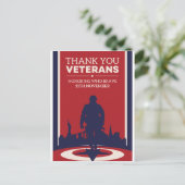 敬老記念日 勇気を称える ポストカード (スタンド正面)