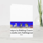 敬虔なブルドッグ カード (裏面)