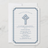敬虔な十字宗教招待状 招待状 (正面)