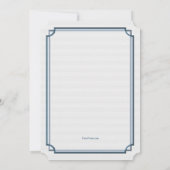 敬虔な十字宗教招待状 招待状 (裏面)