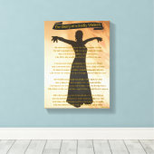 敬虔な女性の栄光/彼女のための贈り物/ キャンバスプリント (インサイチュ (ウッドフロア))