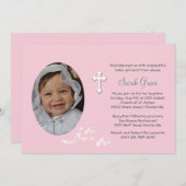 敬虔な宗教写真の招待状 招待状 (正面/裏面)