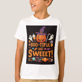 敬虔な家族 | マッチングハロウィーンボーイズ Tシャツ (正面)