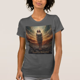 敬虔に根ざす 聖なるグラウンディングアート Tシャツ