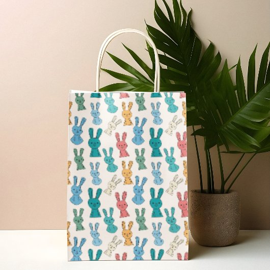 数々のうさぎ漫画 ミディアムペーパーバッグ