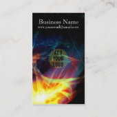 数々のでサイケデリックな破烈のフラクタルの名刺 名刺 (裏面)