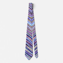 数々のでストライプなフラクタル ネクタイ