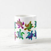 数々ので色彩の鮮やかなカメのマグ モーフィングマグカップ (中央)