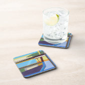 数々ので青いコースターセット コースター (右側)