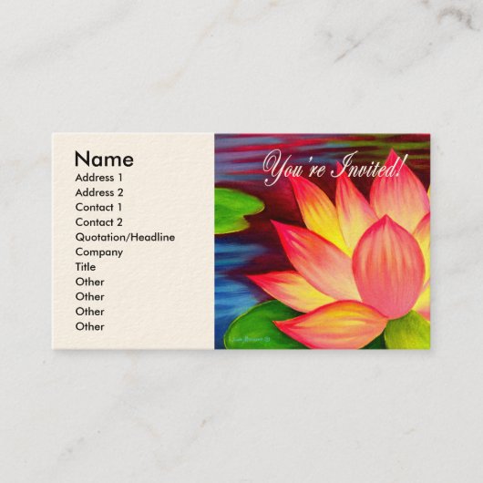 数々のなもっと招待されられた招待状カード-です 名刺 (正面)