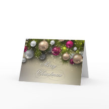 数々のなクリスマスの休日のオーナメント-