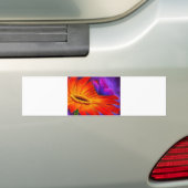 数々のなデイジー及び蝶芸術の絵画- バンパーステッカー (車上)