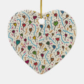 数々のなハートのオーナメントA7 セラミックオーナメント (裏面)