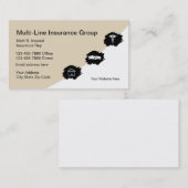 数々のなライン保険Rep 名刺 (正面/裏面)