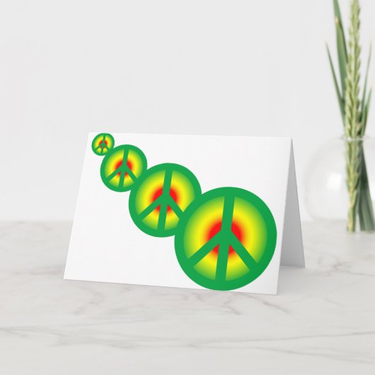 数々のなラスタの平和 カード (正面)