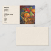 数々のな果物かごの絵画の芸術- 名刺 (正面/裏面)