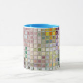 数々のな紙吹雪の明るい花のカスタムのマグ マグカップ (中央)