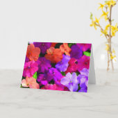 数々のな色によってはカード-ブランク--が開花します カード (黄色い花)