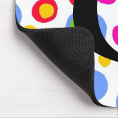 数々のな色はカスタムなmousepadに斑点を付けます マウスパッド (コーナー)