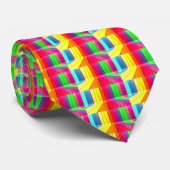 数々のな色ネオンパターンネクタイ ネクタイ (ロール)