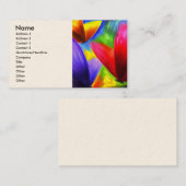 数々のな蝶絵画の芸術- 名刺 (正面/裏面)