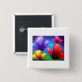 数々のな蝶芸術の絵画- 缶バッジ (正面&裏面)