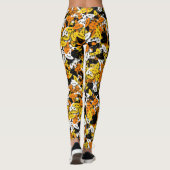 数々のな魔法使いの帽子の紙吹雪のレギンス- レギンス (裏面)