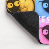 数々のなStressie猫のマウスパッド マウスパッド (コーナー)