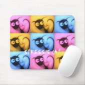 数々のなStressie猫のマウスパッド マウスパッド (マウス)