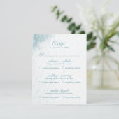 数々のイベントアンダーシーお洒落ウォーター色ビーチ 出欠カード (スタンド正面)