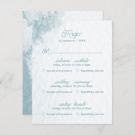 数々のイベントアンダーシーお洒落ウォーター色ビーチ 出欠カード