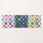 数々のカラフルヨガファンキーマトboho両面 ヨガマット (裏面(横))