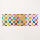 数々のカラフルヨガファンキーマトboho両面 ヨガマット (正面(横))