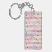 数々のカラフルColor Music Noteミュージシャン キーホルダー (正面左)