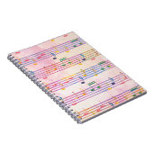 数々のカラフルColor Music Noteミュージシャン ノートブック (右側)